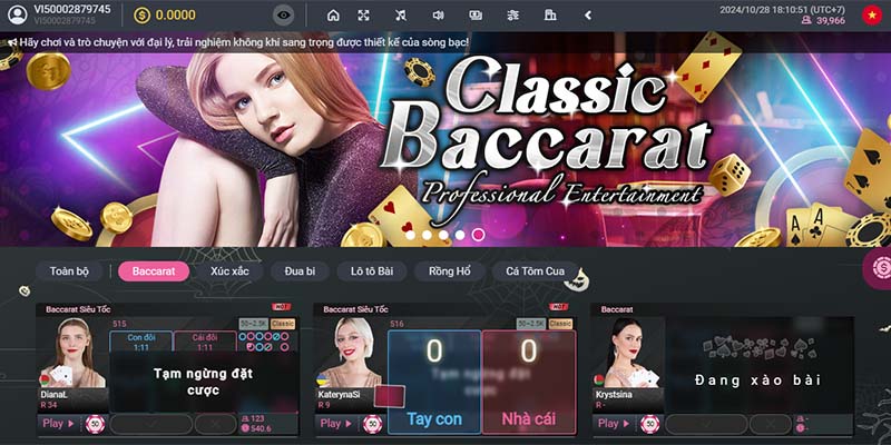 Tuyệt chiêu chơi thắng game bài Baccarat thu nhiều tiền